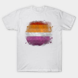 Lesbian pride flag T-Shirt